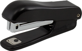 Степлер пластиковий круглий до 10арк. (скоби №10), JOBMAX, чорний - 1 - smarttoys.com.ua