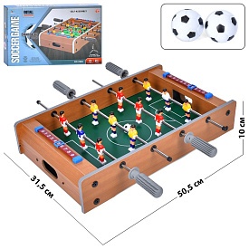 Футбол 2990 дерев'яний, на штангах, 31,5-50,5-в10см, поле 40-29см, шкала ведення рахунку, кор., - 1 - smarttoys.com.ua