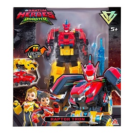 Ігровий набір з роботом-трансформером DINOSTER – РАПТОР ТРОН (2 машини) - 1 - smarttoys.com.ua