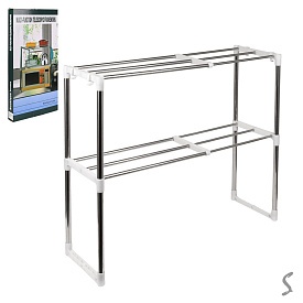 Полиця-стелаж для мікрохвильової печі 47-87*24*63см R94072 - 1 - smarttoys.com.ua