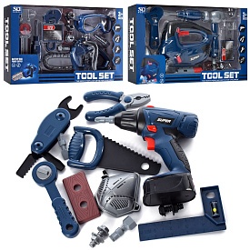 Набір інструментів 6801-2-3 3 види, від 15 предм., муз., світло, бат., кор., 38-23,5-9 см. - 1 - smarttoys.com.ua