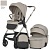 Візок універсал., 2в1 El Camino RIVIERA ME 1183 Silver Milk (1шт) люлька+прогул.блок,рюкзак,молочний - 1 - smarttoys.com.ua