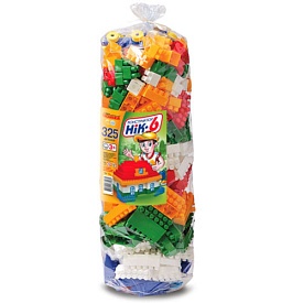 Конструктор дитячий "НІК-6" (325 дет.) паяний кульок - 1 - smarttoys.com.ua