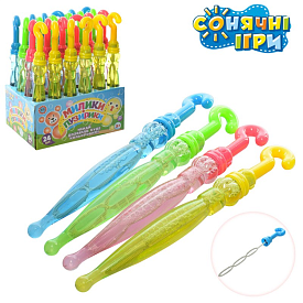 Мильні бульбашки 2800U меч, парасолька, 24 шт. (4 кольори) в диспл., 21-14-26 см. - 1 - smarttoys.com.ua