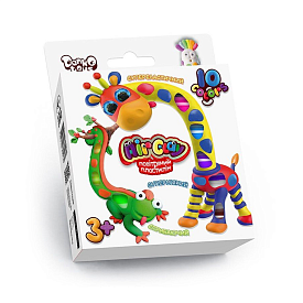 Повітряний пластилін "Air Clay" ARCL-03-01U (20) 10 кольорів, "Danko toys" - 1 - smarttoys.com.ua