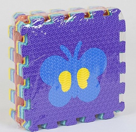Килимок-пазл EVA С 36608 Тварини (12) масажний, 10 шт в упаковці 31х31 см - 1 - smarttoys.com.ua