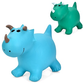 Стрибуни-тварини MS 4489 динозавр, ПВХ, 1250-1300г, 2 кольори, кул., 24-29-13 см. - 1 - smarttoys.com.ua