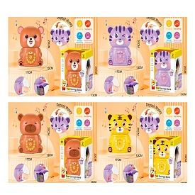 Скарбничка MK 5775 тварина, 19,5см, музика, світло, гроші, 4 види, на бат-ці, в кор-ці, 17-20-13см - 1 - smarttoys.com.ua