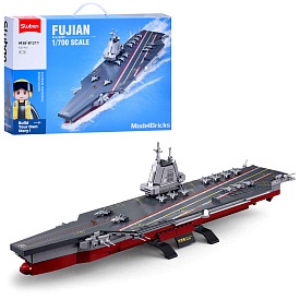Конструктор SLUBAN M38-B1211 військовий, авіаносець, 1:700, 557 дет., кор., 47,5-33-7 см. - 1 - smarttoys.com.ua