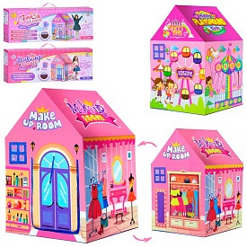 Намет MR 1306 будиночок, 81,5-81,5-123 см., вхід-накидка, 2 види, кор., 58-22-7,5 см. - 1 - smarttoys.com.ua