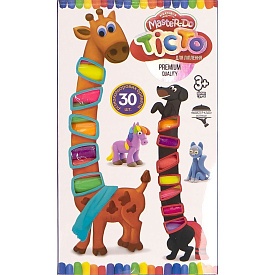 Креативна творчість "Тісто для ліплення "Master Do" 30 кольорів коробка укр - 1 - smarttoys.com.ua