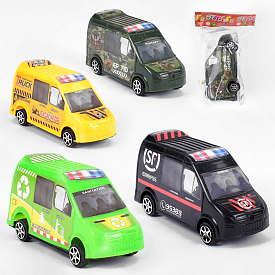 Набір машин 399-165 (720/2) 4 види, інерція, 1 штука в пакеті - 1 - smarttoys.com.ua