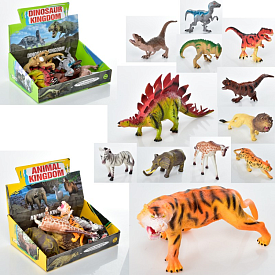 Фігурка ND-606-608 2 види (тварини/динозаври), муз., бат., 6 шт. (6 видів), диспл., 31,5-11-21,5см. - 1 - smarttoys.com.ua