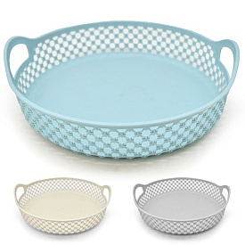 Кошик ажурний з ручками M d22*6.8см 30510M - 1 - smarttoys.com.ua