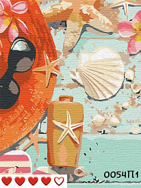 0054П1 Картина "Відпочинок на морі" 40*50 см - 1 - smarttoys.com.ua