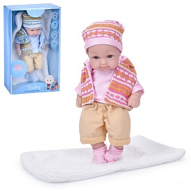 Пупс 11011-12 ковдра, 2 види, кор., 20-32-10 см. - 1 - smarttoys.com.ua