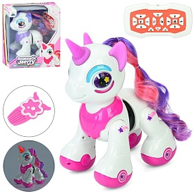 Тварина 8008 дист.кер.(ІЧ),єдиноріг,сенсор,програм.,їздить/танцює,2 кольори,муз.,світло,бат.,кор.,23 - 1 - smarttoys.com.ua