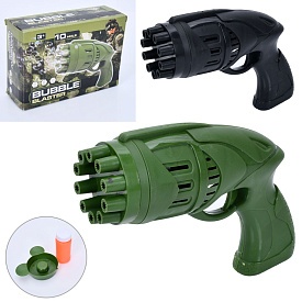 Мильнi бульбашки 3939-126C пістолет, запаска, 2 кольори, бат., 18-13-6 см. - 1 - smarttoys.com.ua