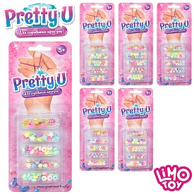 Бісер M 4975 UA намистини, підвіски, нитки, мікс видів, лист, 24,5-10-2,5 см. - 1 - smarttoys.com.ua