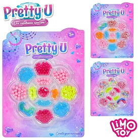 Бісер M 5689 UA намистини, нитки, мікс видів, лист, 28-21-2 см. - 1 - smarttoys.com.ua