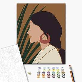 Картина за номерами: Пастельні тропіки: триптих 1 40x50 - 1 - smarttoys.com.ua