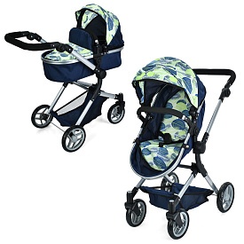 Візок 9707 для ляльки, трансформер, люлька, регул. ручка EVA, кошик, метал, кор., 39-50-15 см. - 1 - smarttoys.com.ua