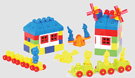 Конструктор "Майстер-Блок" №7 (105 деталей), пак. пвх 1-029  - 1 - smarttoys.com.ua