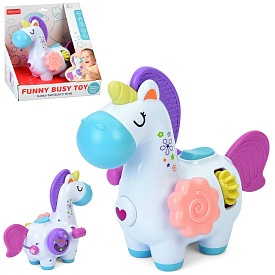 Гра BY117 єдиноріг, пискавка, тріскачка, рухливі деталі, кор., 24-15,5-24 см. - 1 - smarttoys.com.ua