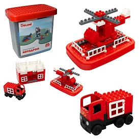 Конструктор "АЕРОДРОМ" 162 детал. 013888/09 в пластик. боксі - 1 - smarttoys.com.ua