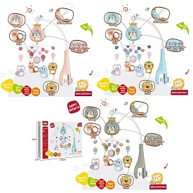 Карусель на візок 368-6B-6G-6R дист.кер.(ІЧ),підвіски 5шт.(брязкал.),3 кольори,муз.,світло,бат.,кор. - 1 - smarttoys.com.ua