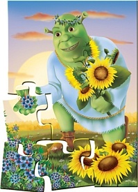 Гра-пазл "Шрек"  12 ел. в пак. - 2 - smarttoys.com.ua