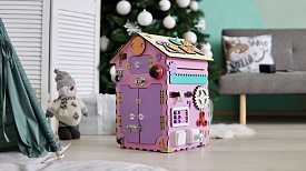 Бізібудинок  55х30х30 см рожевий - 9 - smarttoys.com.ua