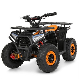 Квадроцикл HB-FFA1000-2-7 мотор 1000W,4 акум 12V/12AH,до 26,5км/год,до 65кг,чорно-помаранчевий - 1 - smarttoys.com.ua