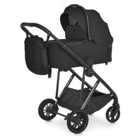 Візок універсальний 2в1 El Camino COIL ME 1190 Black,люлька+прогул. блок, рюкзак, дощовик,чорний - 1 - smarttoys.com.ua