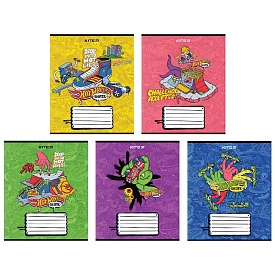 Зошит 18 арк., кл., гібр. лак + УФ лак, HW - 1 - smarttoys.com.ua