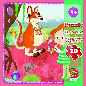 Пазли ТМ "G-Toys" із серії "Зоопарк", 20 ел. - 1 - smarttoys.com.ua