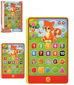 Планшет SK 0016 навч., 2 кольори, муз., (укр.), бат., кор., 19-25-2,5 см. - 1 - smarttoys.com.ua