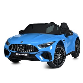 Машина M 5098EBLRS-4 радіокер., 2,4G, 4 мот.35W, 1акум.12V14Ah, EVA,SD,шкір.сид.,рем.без.,фарб.синій - 1 - smarttoys.com.ua