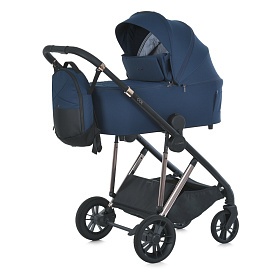 Візок універсальний 2в1 ME 1190 COIL Iris Blue люлька+прогул. блок, рюкзак, дощовик,моск.сітка,синій - 1 - smarttoys.com.ua
