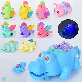 Заводна іграшка LY2226-A2-A3-A4-A5 на запуску, 4 види, мікс кольорів, світло, кул., 17-14-6 см. - 1 - smarttoys.com.ua