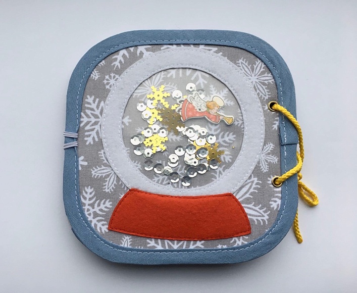 М'яка інтерактивна книжечка "Новий рік" 15*15 см (3 аркуша) - 4 - smarttoys.com.ua