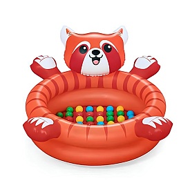 Басейн дитячий BW 52702 Червона панда, 107-94-58см., 50 м'ячів, ремкомплект, від 2 років, кор. - 1 - smarttoys.com.ua