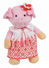 Cвинка-дівчинка у вишиванці, 25 см, Tigres - 1 - smarttoys.com.ua