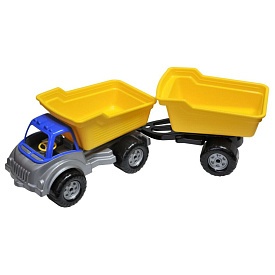 Авто самоскид 32 см. з причіпом, Tigres - 1 - smarttoys.com.ua