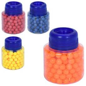 Кулі SQT-047 (480шт) пластик, 4 кольори, в колбі, 5-4-4см - 1 - smarttoys.com.ua