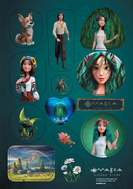 Мавка. Набір наліпок. СТІКЕР-ПАК 1. Берегиня лісу (У)(24) - 1 - smarttoys.com.ua