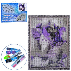 Набір для творчості MK 5370 алмазна мозаїка/вишивка, Кішка в капелюшку, 30-40см., кор., 41-31-2,5см. - 1 - smarttoys.com.ua