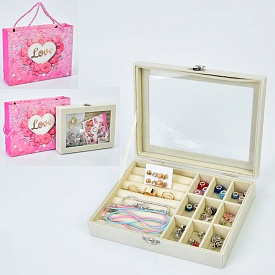 Набір для творчості 762-39 набір для плетін.прикрас,намист.,підвіски,сережки,скринька,кор.,20-15-4,5 - 1 - smarttoys.com.ua