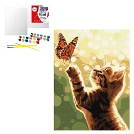 КНО (в обкладинці) "Кіт і метелик" 30х40см - 1 - smarttoys.com.ua