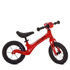 Біговел дитячий PROFI KIDS 12 д. SMG1205A-2 кол. гума, алюм.обід, магн. рама, вилка, червоний(чорн.) - 1 - smarttoys.com.ua